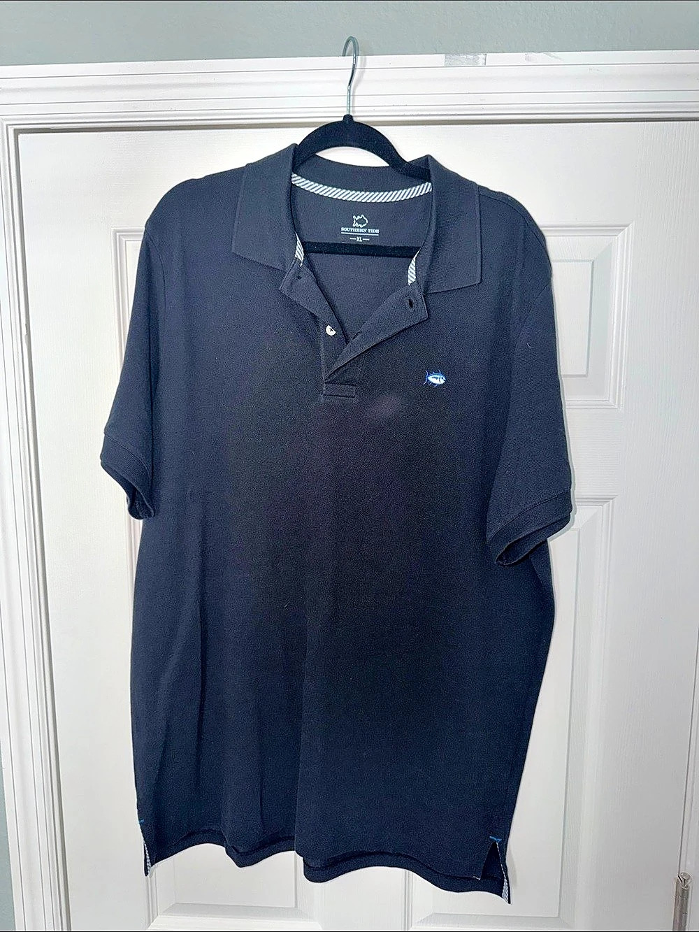 Southern Tide Men's Black Polo Shirt
